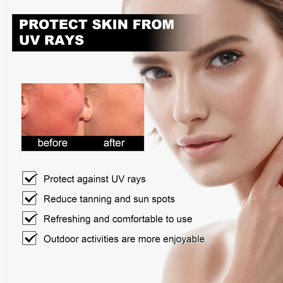 Oceaura 100ml Sunscreen Spray Body Face Nourish Anti Solar Lasting Oil Control Uv Protection Sunblock Waterproof Anti Sun Spray