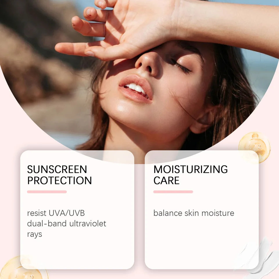 Oceaura Body Sunscreen Spray Refreshing Moisturizing Protect UV Reduce Dryness Prevent Sunburn Non-greasy Summer Sunblock Spray